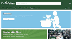 Desktop Screenshot of petcuisine.ca