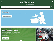 Tablet Screenshot of petcuisine.ca